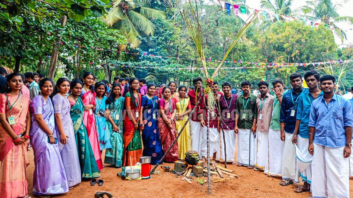 கே.எம்.சி.எச் மருந்தியல் கல்லூரியில் பொங்கல் விழா கோலாகலம்