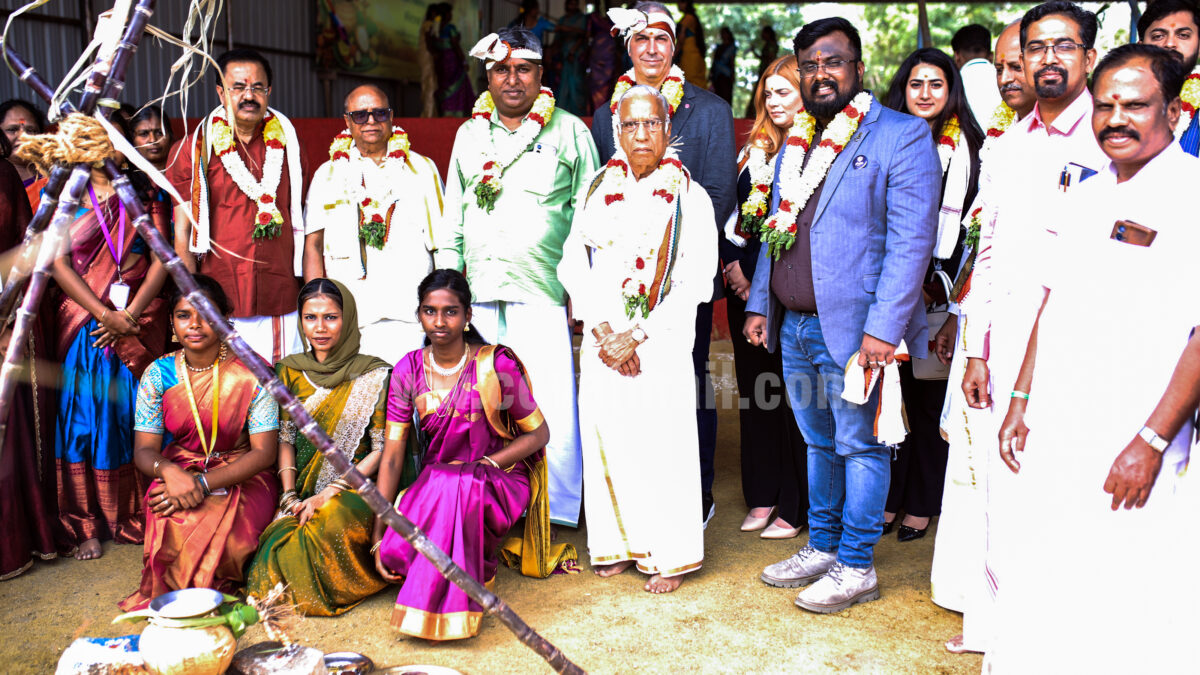 எஸ்.என்.எம்.வி கல்லூரியில் சமச்சீர் பொங்கல் விழா