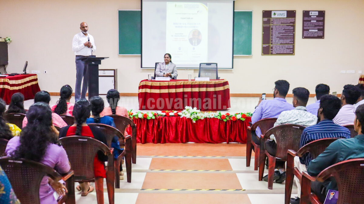 Expert talk on the role of AI at VIMS