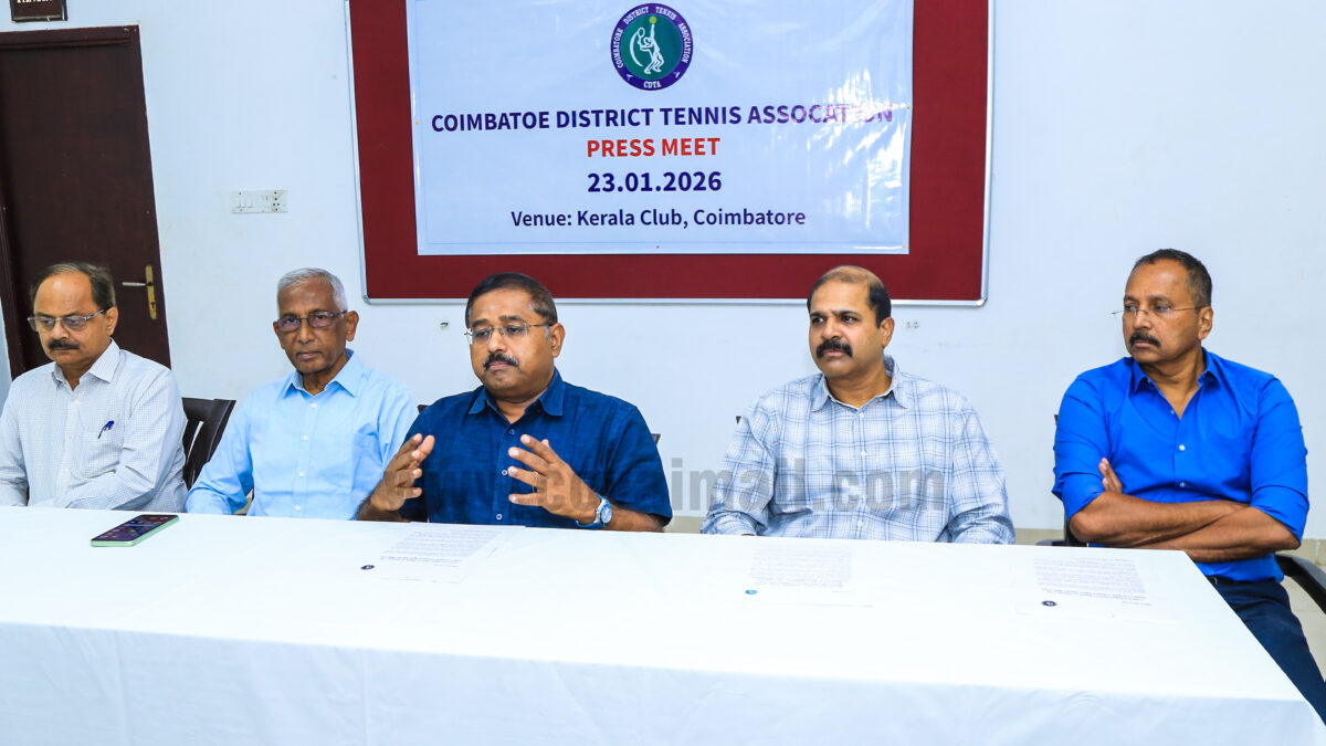 கோவையில் டென்னிஸ் லீக் போட்டி நாளை முதல் தொடக்கம்