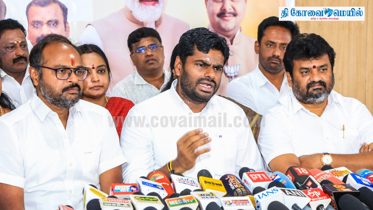 தமிழ்நாடு சட்டமன்ற தேர்தலில் போட்டியா? – அண்ணாமலை பதில்