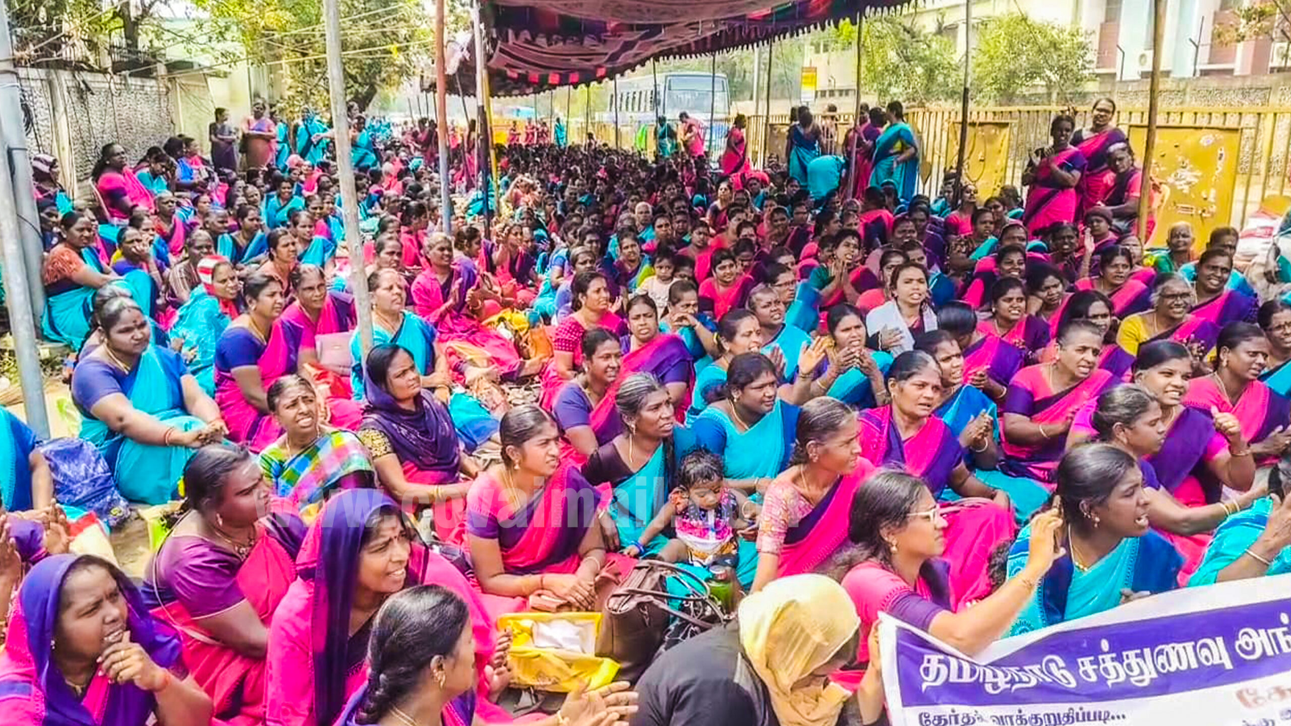 ANGANwadi protest scaled