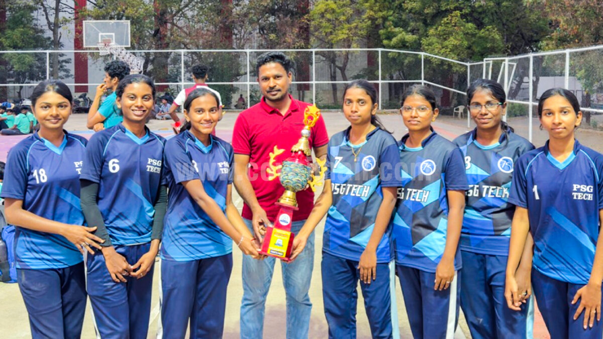 PSG Tech Ball Badminton teams shine at SNS Alumni Trophy