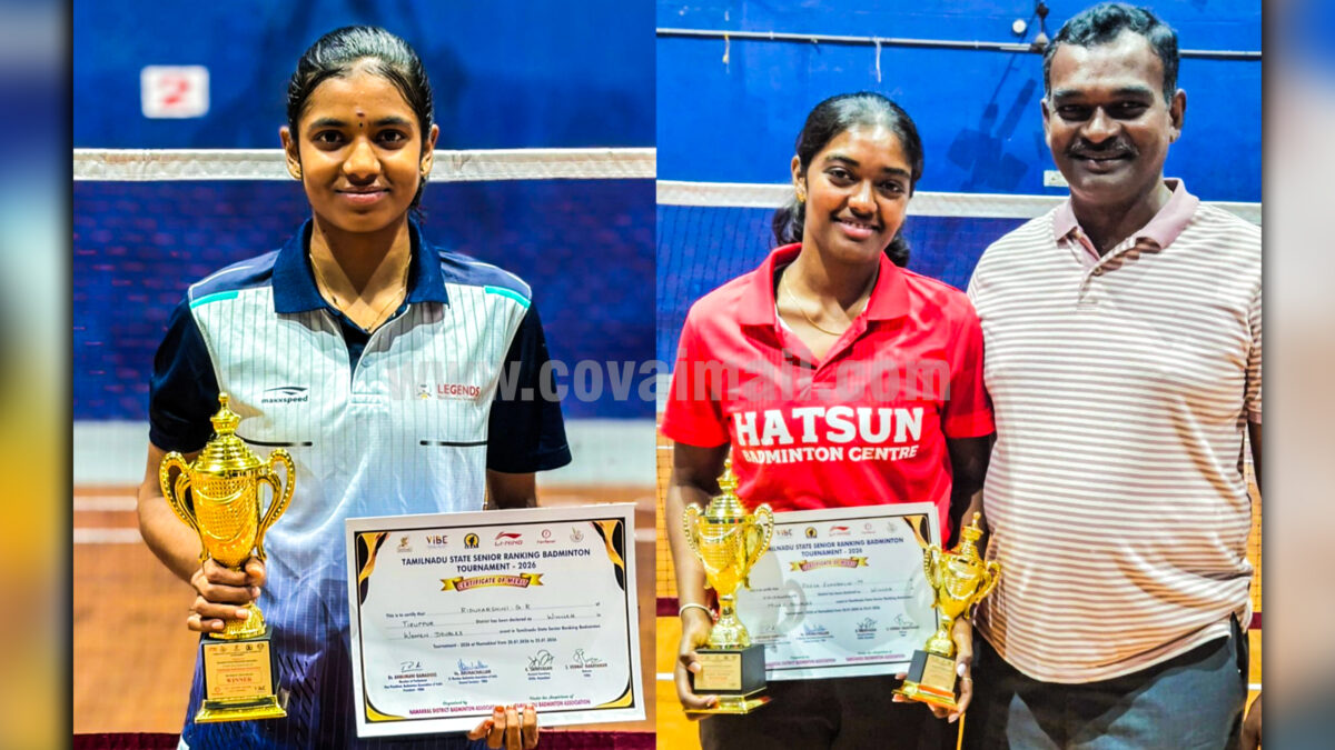 PSG wins the State Badminton Tournament