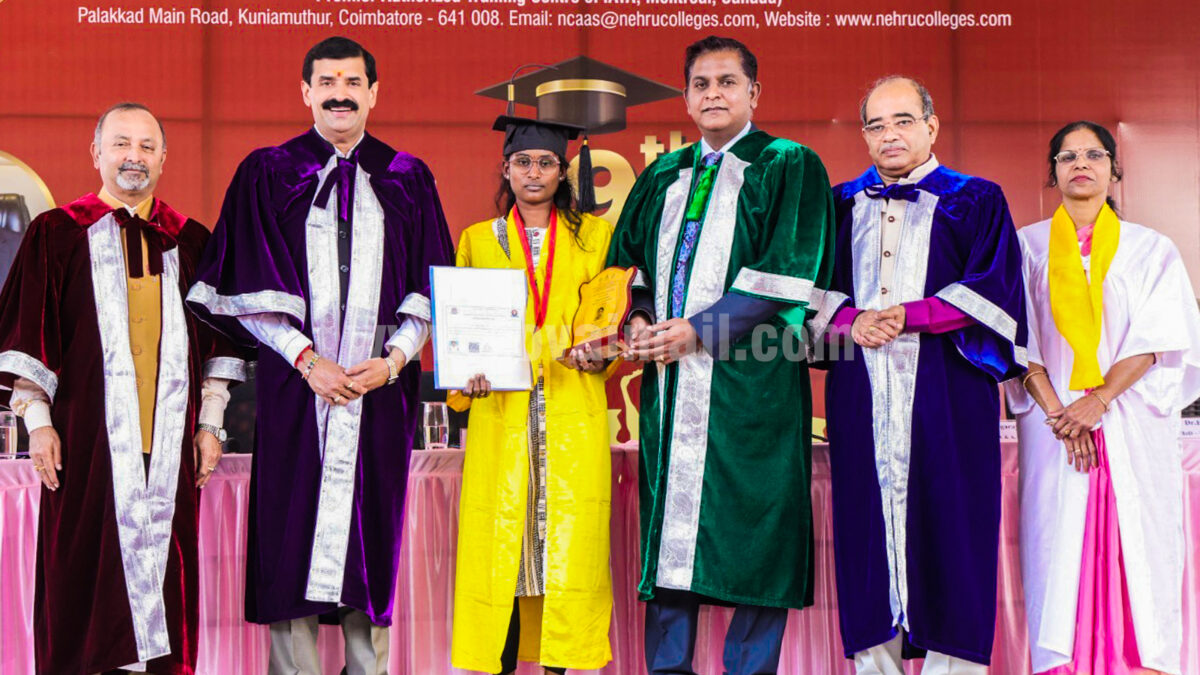 நேரு விமானவியல் கல்லூரியில் பட்டமளிப்பு விழா