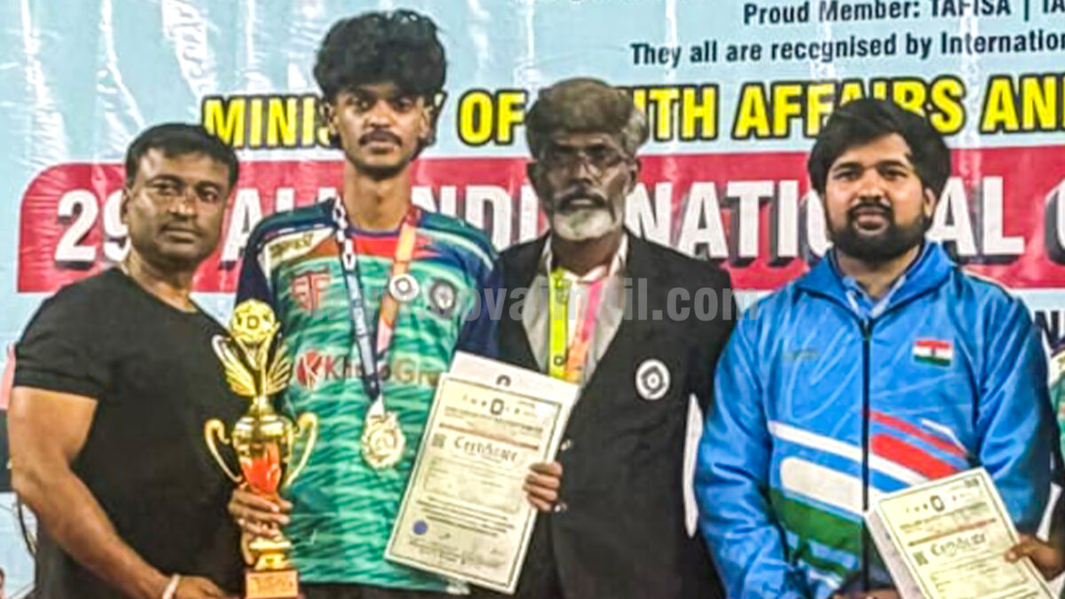 Coimbatore Student to Represent India at Silambam Championship in Nepal