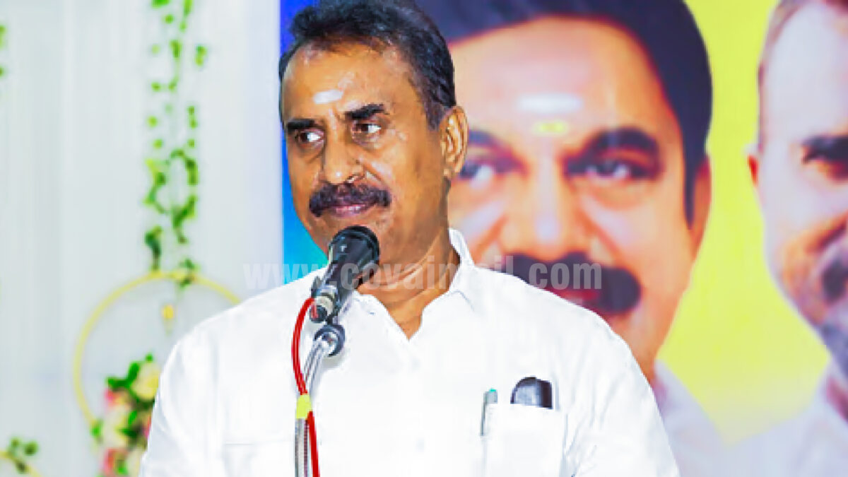 அதிமுக ஆட்சியில் கோவையில் மெட்ரோ ரயில் நிச்சயம் வரும் – எஸ்.பி. வேலுமணி உறுதி