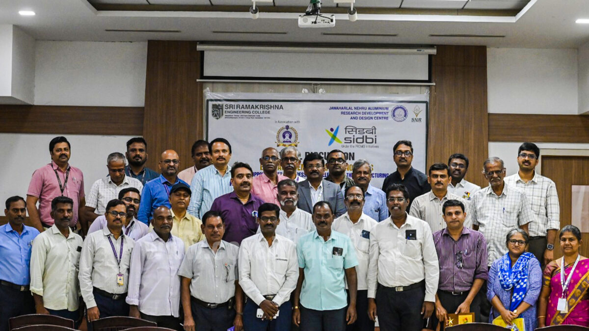 Sri Ramakrishna Engineering College held a Panel Discussion on Government Funding Opportunities