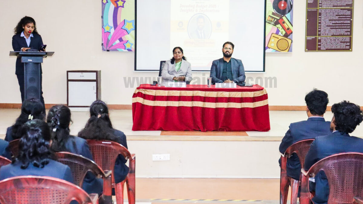 VIMS hosts discussion on Budget 2026 with students