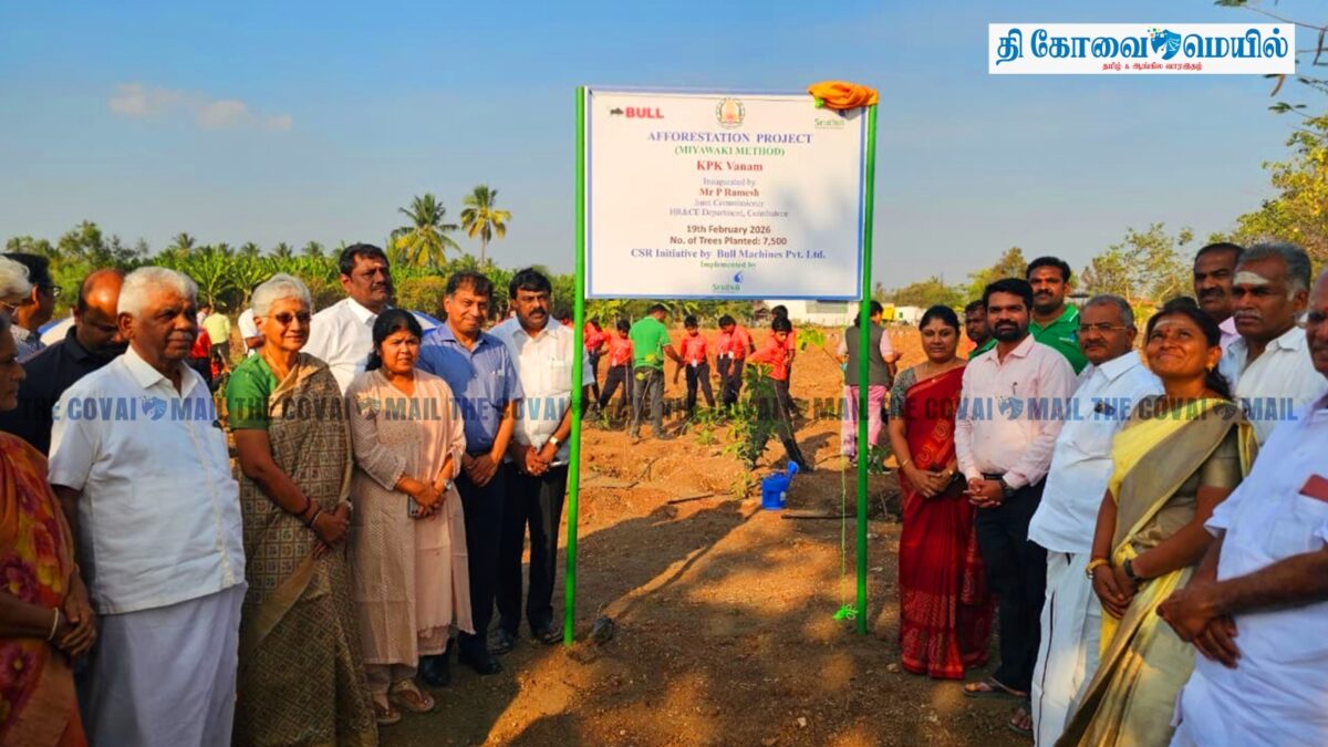 பத்து லட்சம் மரங்களைக் கடந்து சிறுதுளி சாதனை