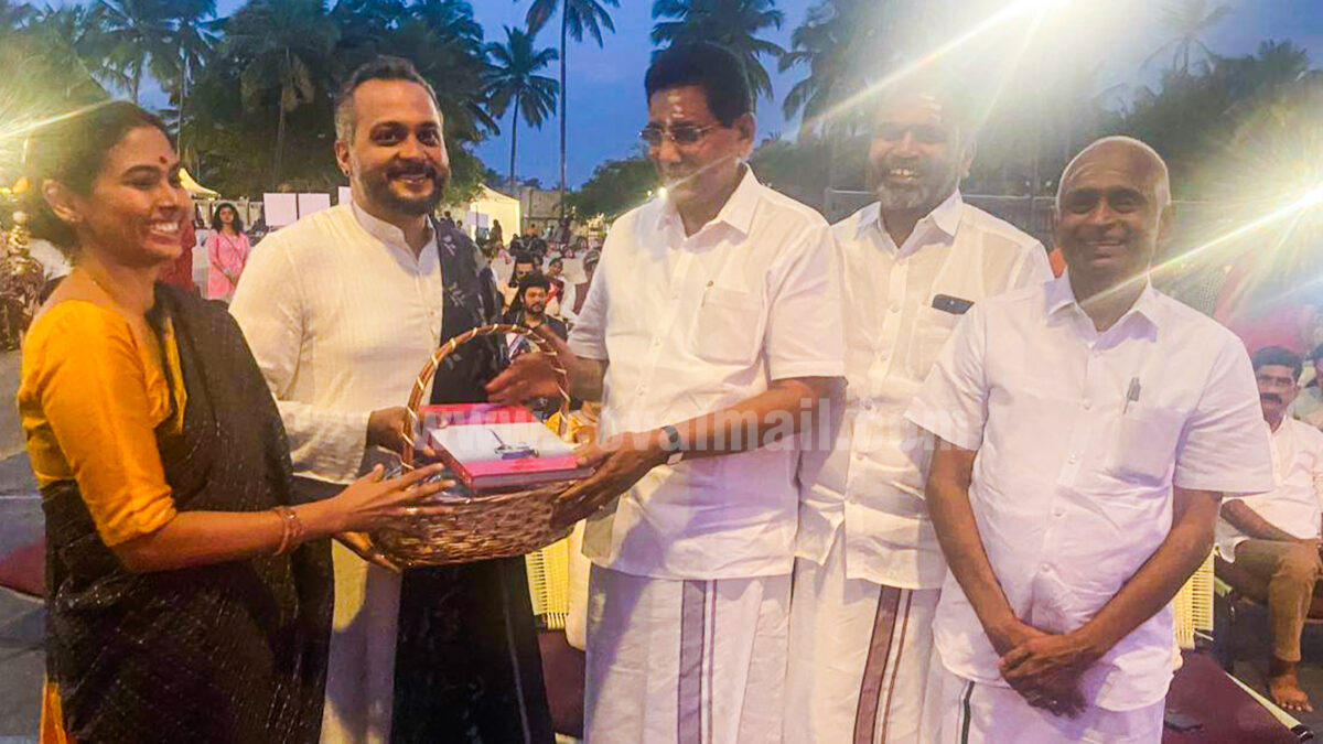 K.R. Nagarajan and K.M. Subramanian attend Isha’s Maha Shivratri celebrations