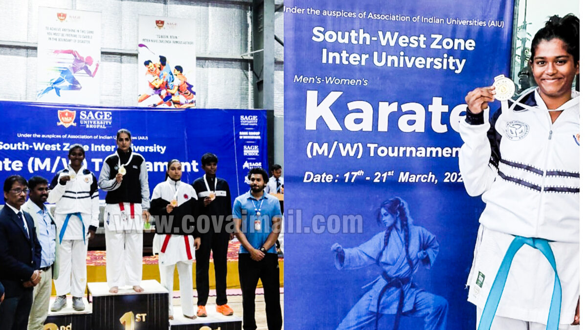 PSG student wins Silver at Inter-University Karate Tournament