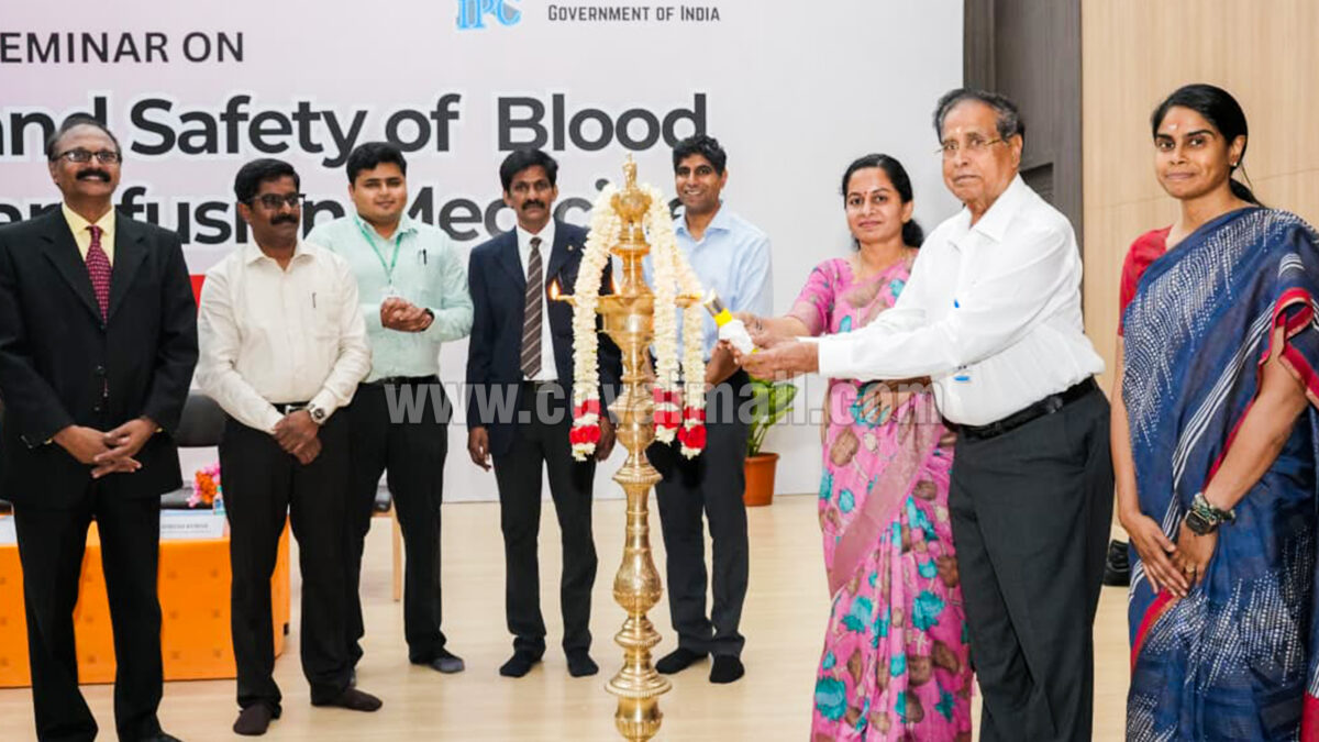 IPC and KMCH organise a seminar on “Ensuring Quality and Safety of Blood Components in Transfusion Medicine
