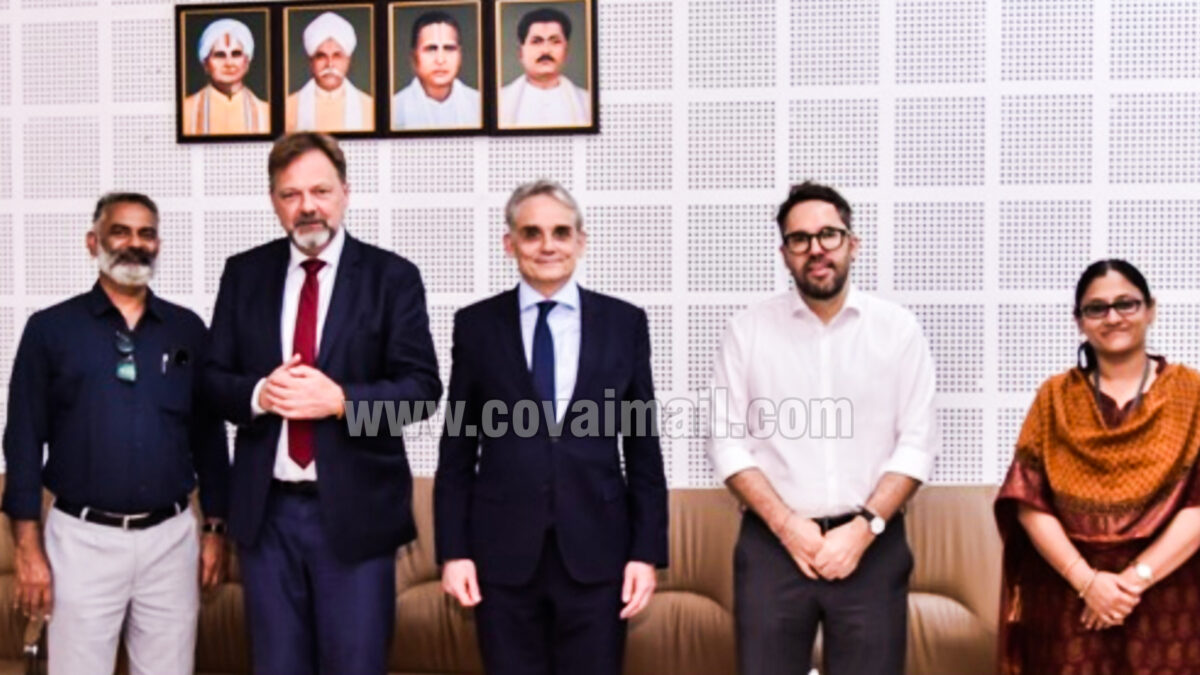 German Ambassador visits PSG IAS, appreciates students’ readiness for studies in Germany
