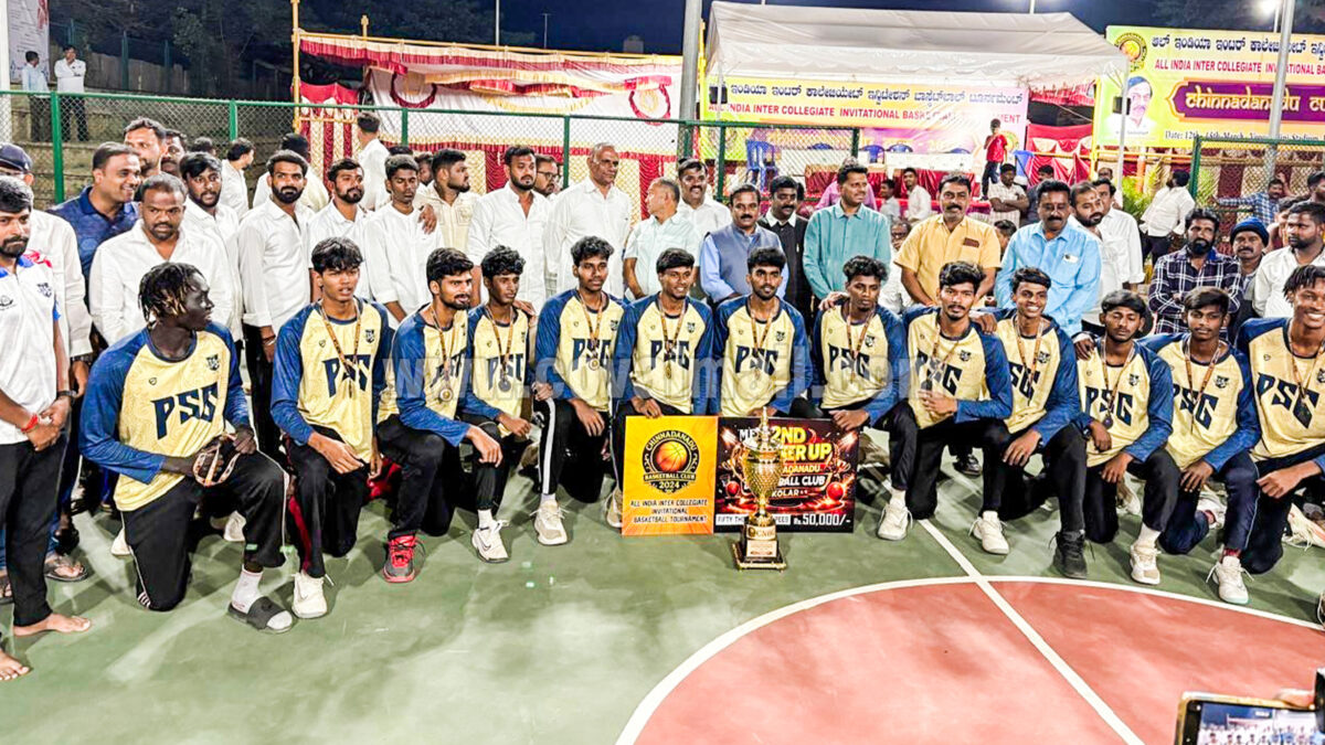 PSGCAS Basketball team secures 3rd place at Cinnadanadu Cup