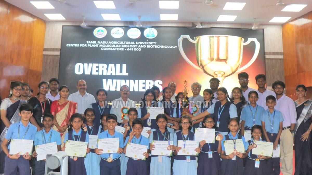 SBOA School wins TNAU’s National Science Day competition