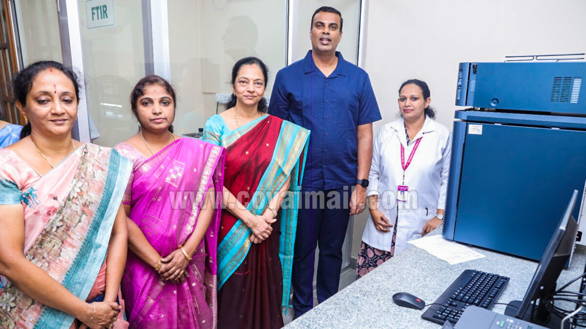 கோவையில் ரூ.1 கோடி மதிப்பிலான அறிவியல் மற்றும் தொழில்நுட்பத்துறை ஆய்வகம் துவக்கம்