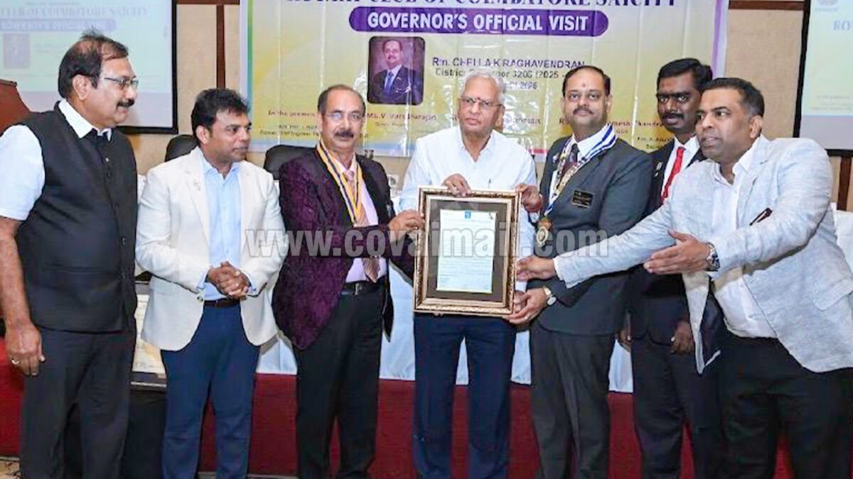 எஸ்.என்.ஆர் சன்ஸ் அறக்கட்டளை  தலைமை செயல் அதிகாரிக்கு ‘மானுட ஐகான்’ விருது