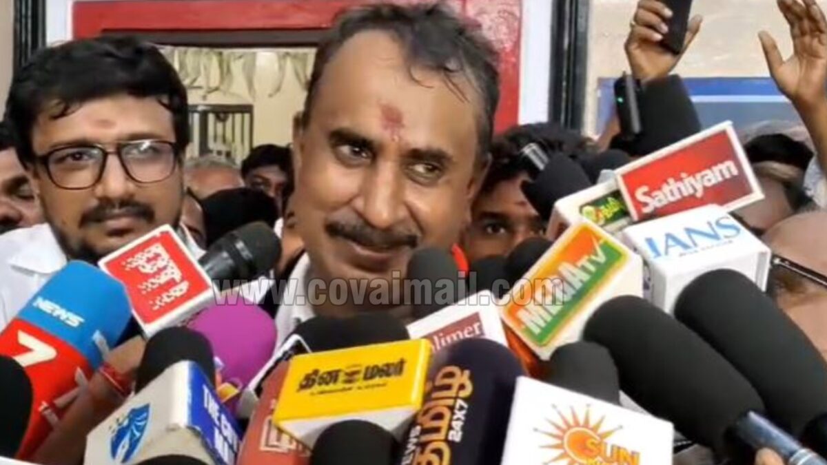 கோவையில் செந்தில் பாலாஜியா, வேலுமணியா? – என்ன சொல்கிறார் எஸ்.பி.வேலுமணி?