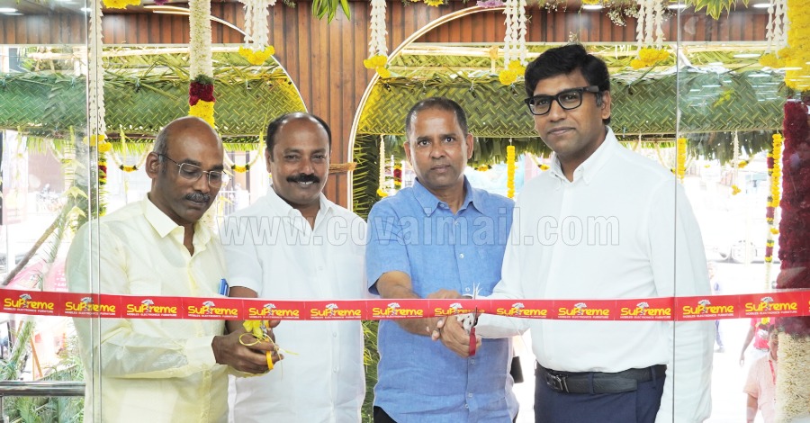 Supreme Mobiles enters Electronics, Home Appliances, Furniture retail in Coimbatore
