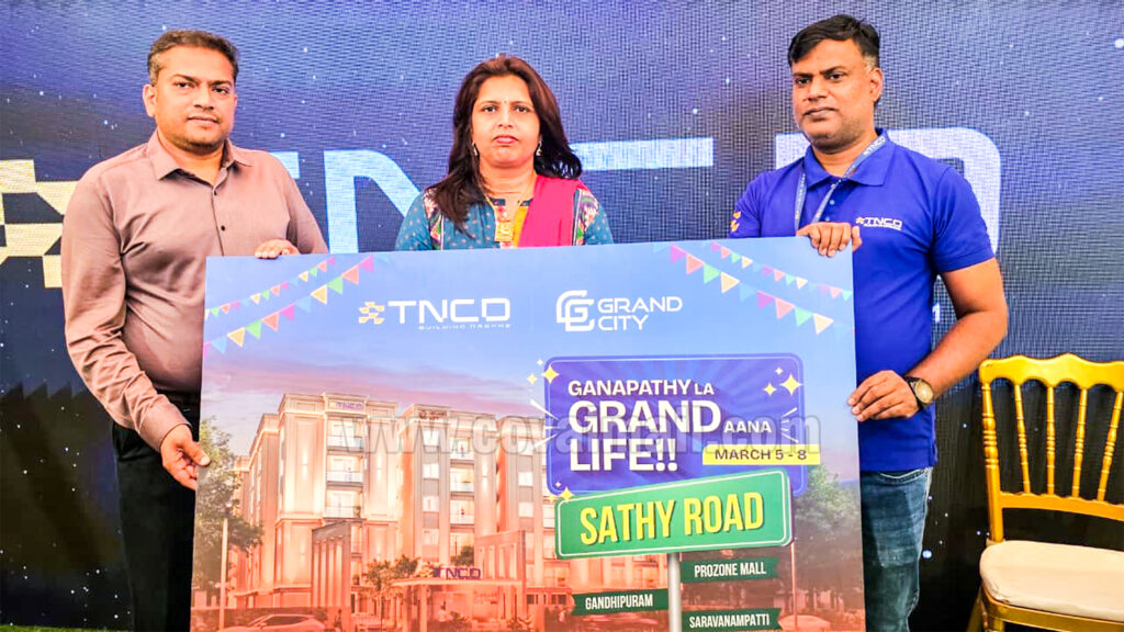 Tncd TNCD launches Grand City residential project in Ganapathy - The Covai Mail