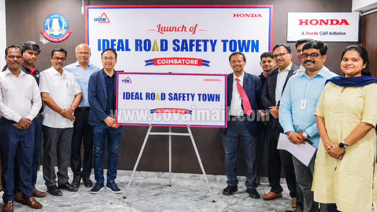 கோவையில் மாதிரி சாலை பாதுகாப்பு நகரம் திட்டம் தொடக்கம்