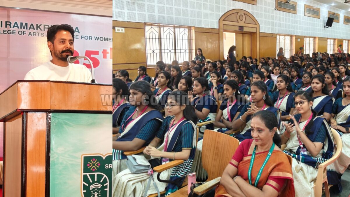 உயர் கல்வியுடன், பொருளாதார அறிவையும் பெற்றால் உயரம் செல்லலாம்  – ராமகிருஷ்ணா மகளிர் கல்லூரியின் 35வது கல்லூரி தின விழாவில் நடிகர் ஆரி பேச்சு