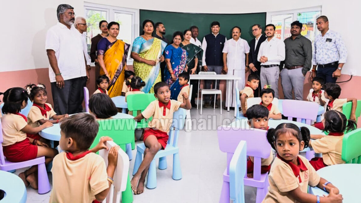 ரூ.1.07 கோடி மதிப்பில் ஒருங்கிணைந்த குழந்தைகள் வளர்ச்சி மைய வளாகம் திறப்பு