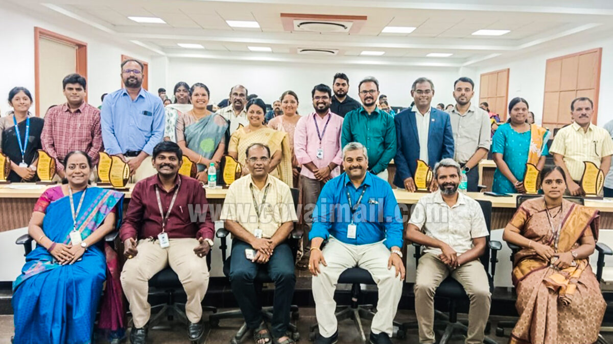 ரத்தினம் கல்லூரியில் ராமன் – ராமானுஜன் விருது வழங்கும் விழா