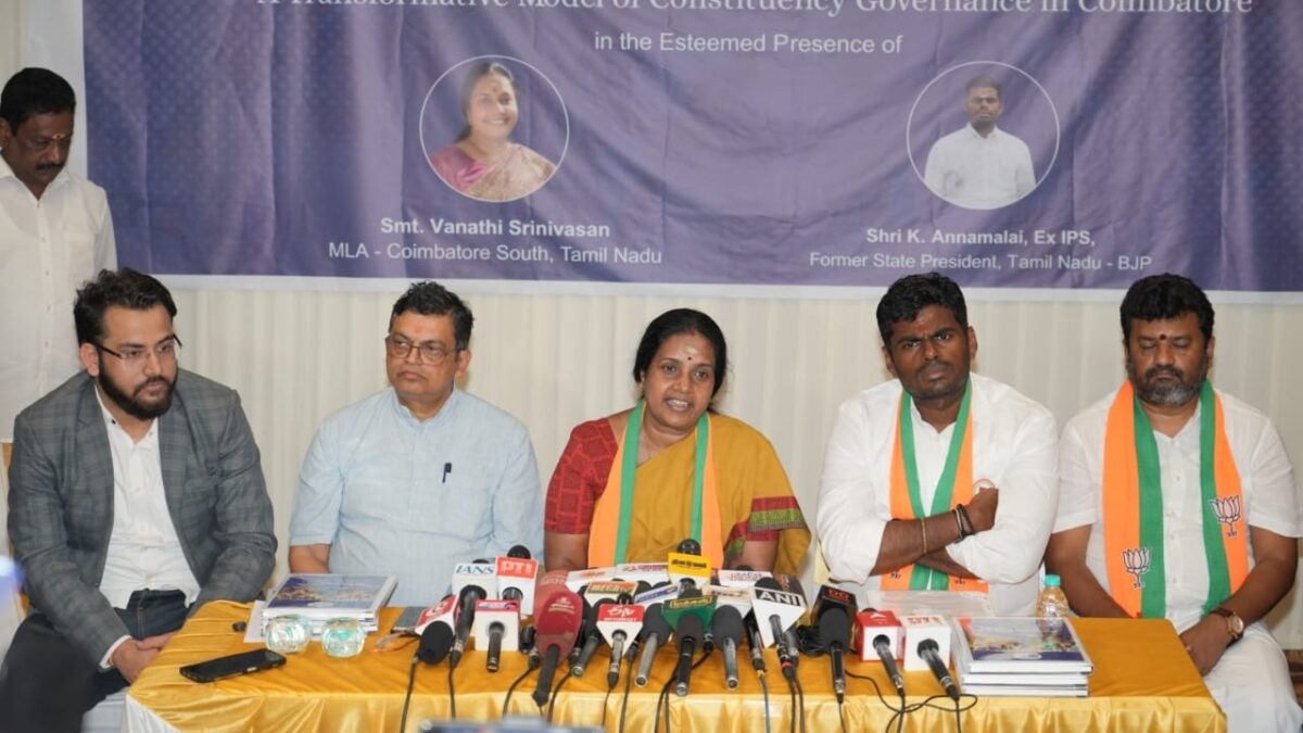 மகளிர் இட ஒதுக்கீடு மசோதா: என்னைப் போன்ற பெண்கள் அரசியலில் தடம் பதிக்க முக்கிய பங்காற்றும்  – வானதி சீனிவாசன் பேட்டி