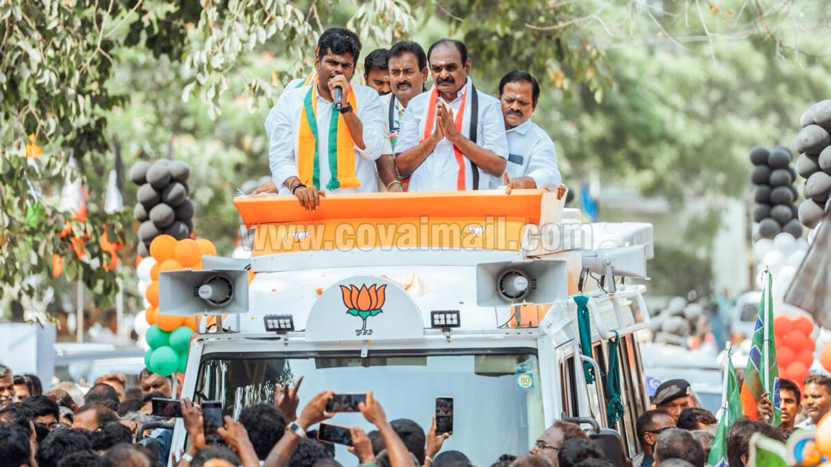 கிணத்துக்கடவு தொகுதி மக்களின் பிரச்சனைகள் அதிமுக ஆட்சியில் தீர்த்துவைக்கப்படும் – அண்ணாமலை