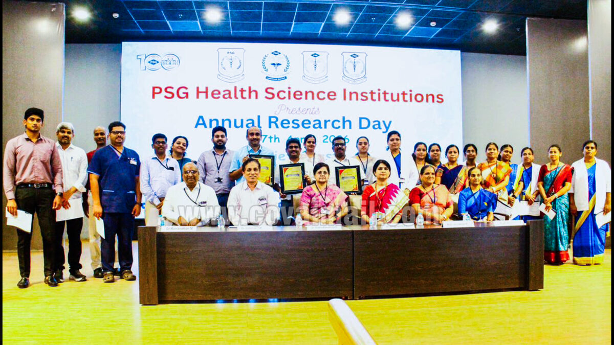 PSG Health Sciences Institutions organize Annual Research Day 2026