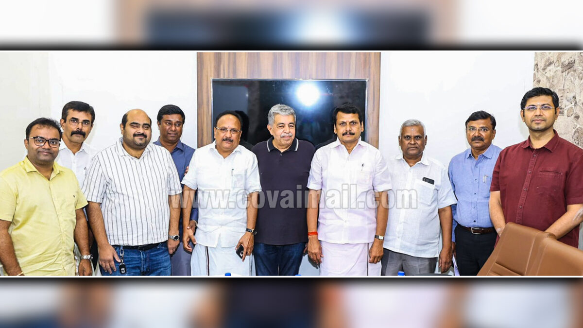 தொழில்துறை நிர்வாகிகளை சந்தித்த செந்தில் பாலாஜி