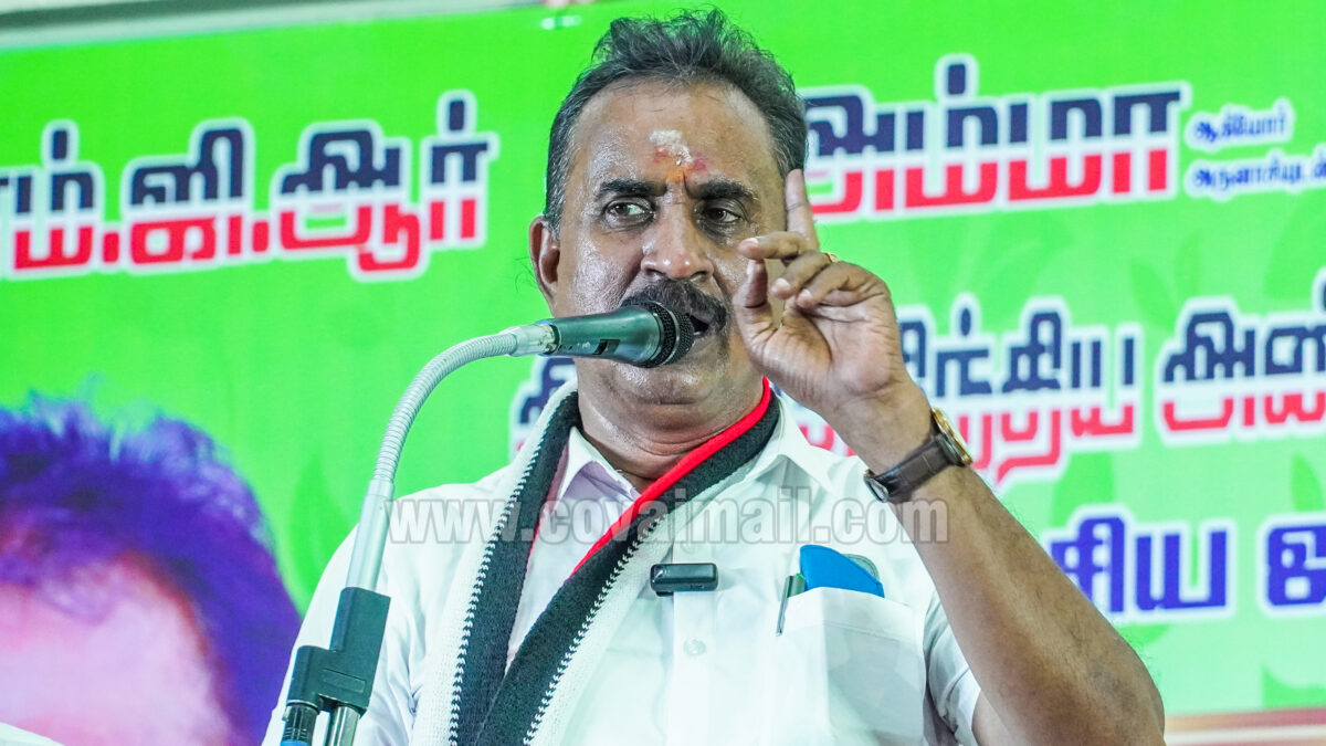 அதிமுக ஆட்சி அமையும்… உடனடியாக உள்ளாட்சித் தேர்தல்கள் நடத்தப்படும்   – எஸ் பி வேலுமணி பேச்சு!