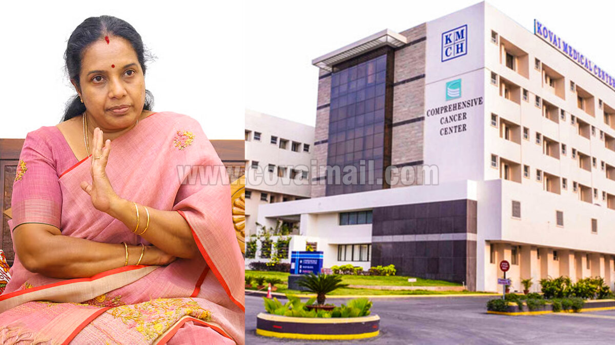 Vanathi Srinivasan requires treatment for next 3 to 4 days- KMCH