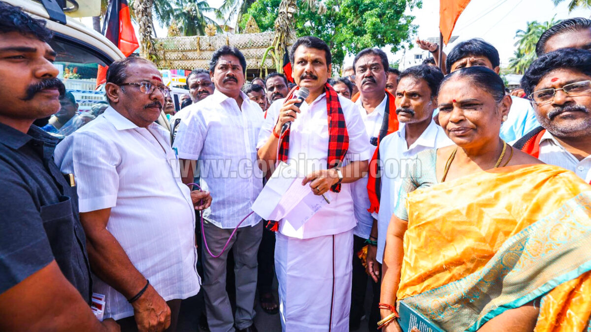 கொங்கு மண்டலத்தின் ரிசல்ட் எதிர்பார்ப்புகளை மிஞ்சும் அளவுக்கு இருக்கப்போகிறது – செந்தில் பாலாஜி