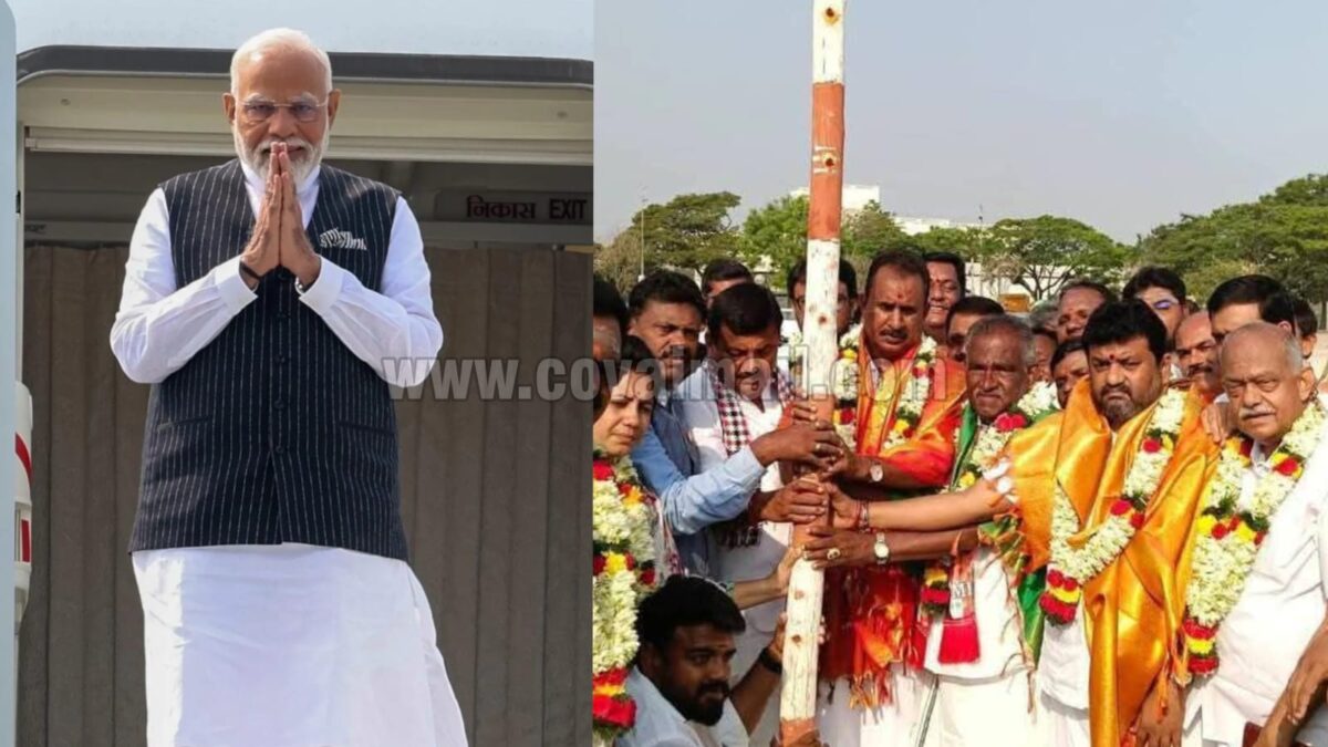 கோவை வருகிறார் பிரதமர் மோடி!  ஆயத்தப் பணிகளை துவக்கிய தே.ஜ. கூட்டணியினர்