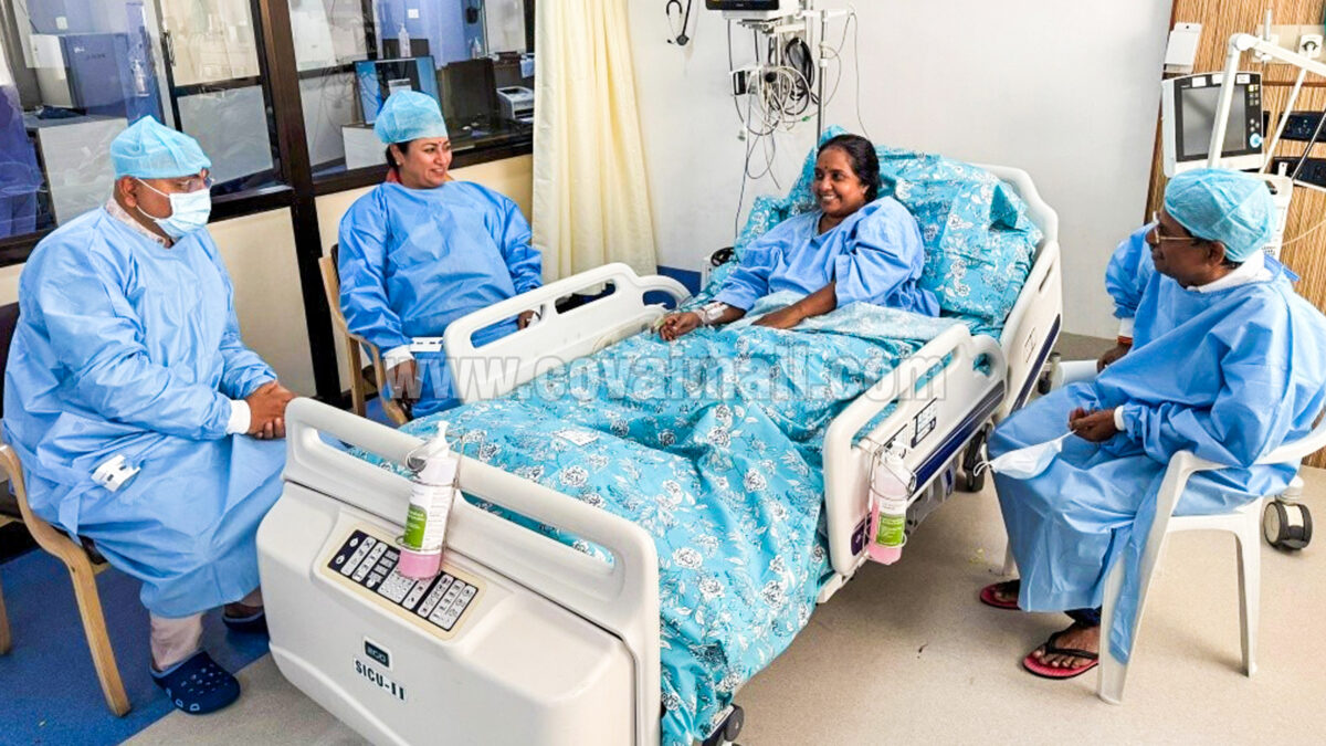 மருத்துவமனைக்கு நேரில் சென்று வானதி சீனிவாசனை நலம் விசாரித்த டெல்லி முதல்வர்