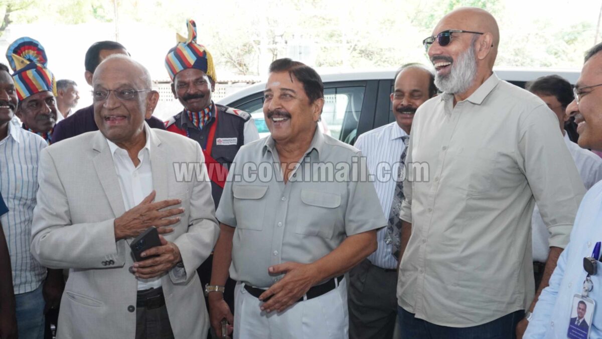 ஆரோக்கியமான வாழ்க்கைக்கு இதுதான் ‘சீக்ரெட்’ – கோவையில் நடிகர்கள் சிவக்குமார், சத்யராஜ் கலகல பேச்சு