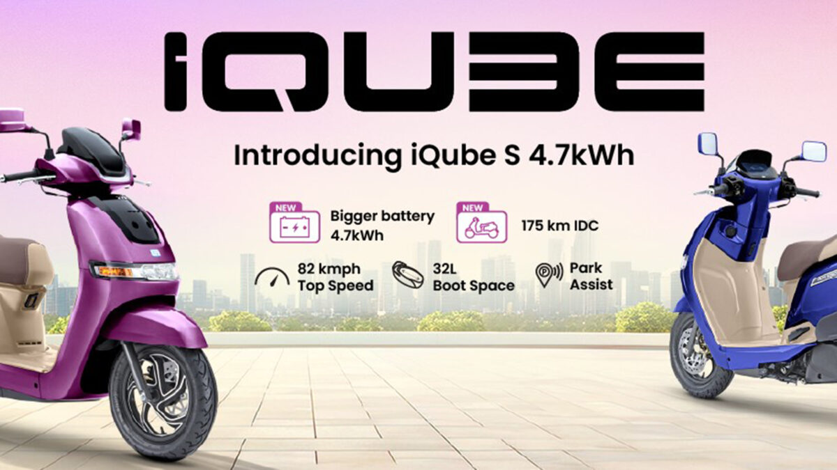 TVS Motor Company launched its TVS iQube Portfolio