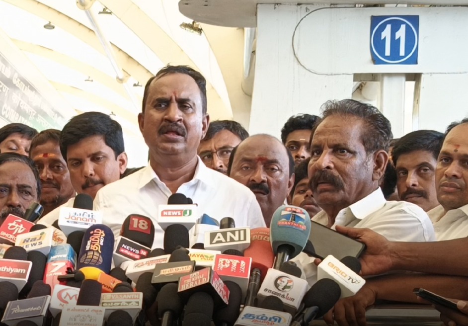 அதிமுக எங்கள் உயிர் மூச்சு; ஒற்றுமையாக இருக்கிறோம் – எஸ்.பி. வேலுமணி பேட்டி