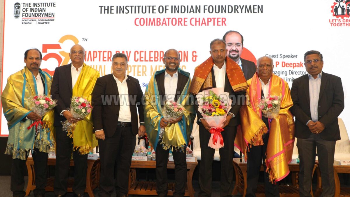 IIF Coimbatore Chapter organizes 59th Chapter Day; new leaders installed