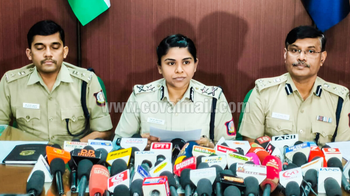 கோவை சிறுமி கொலை: 24 மணி நேரத்தில் குற்றவாளி கைது – மேற்கு மண்டல காவல்துறை தலைவர் ரம்யா பாரதி பேட்டி