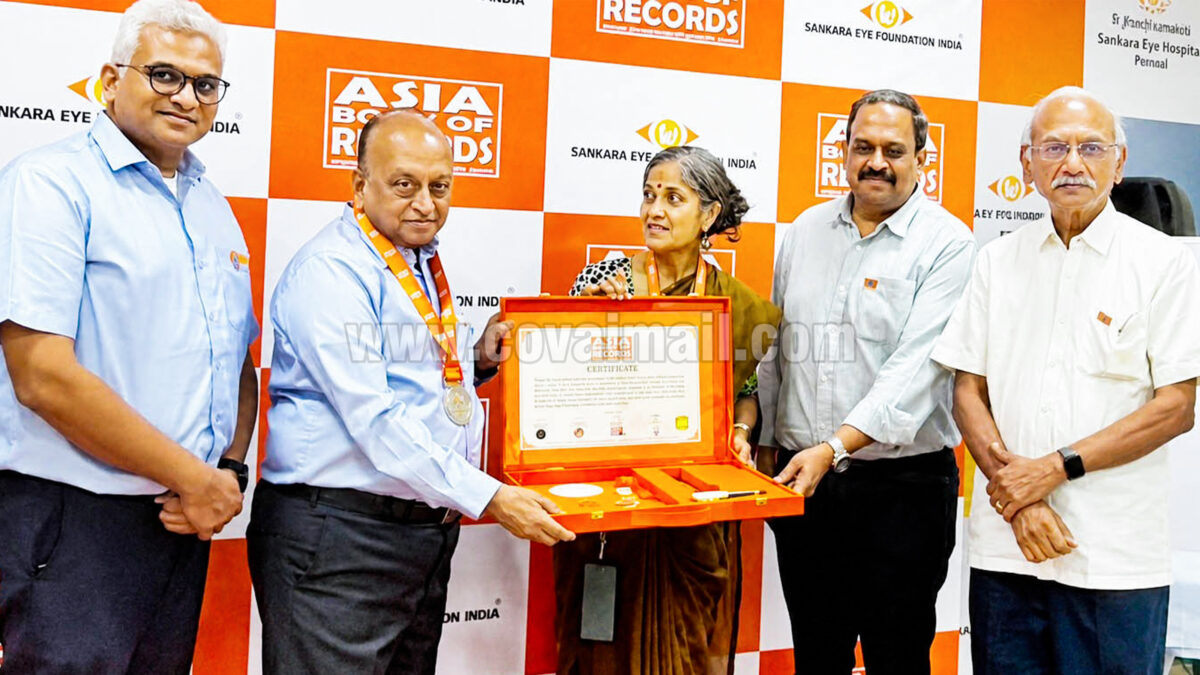 Sankara Eye Foundation enters ‘Asia Book of Records’