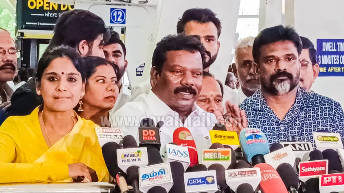 200க்கும் மேற்பட்ட தொகுதிகளில் வெற்றி பெறுவோம் – செல்வப்பெருந்தகை கோவையில் பேட்டி!