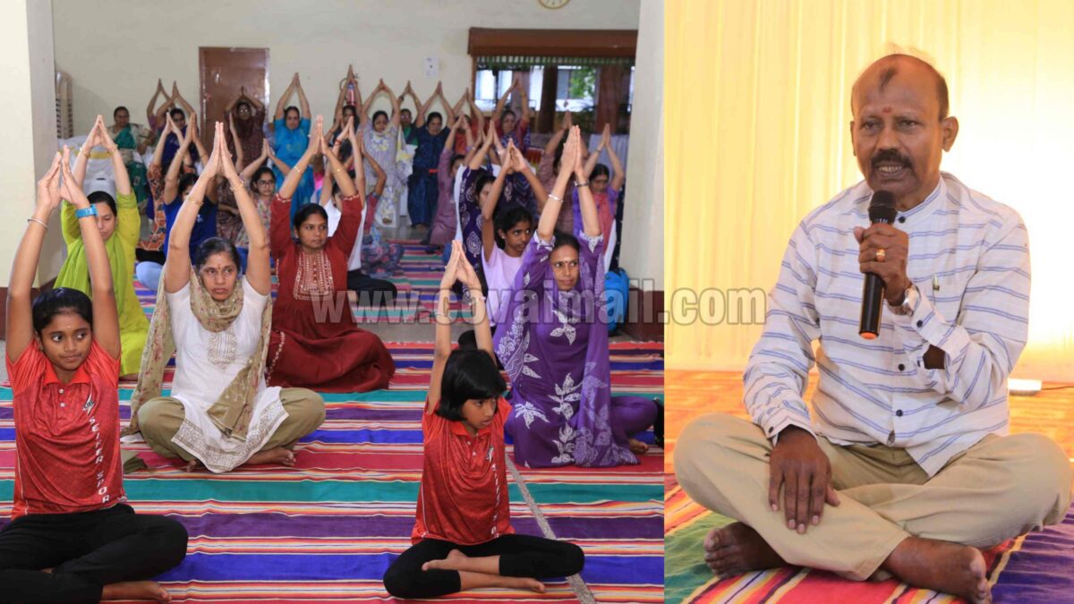 கோவையில் யாழ் யோகா அமைப்பு சார்பில் சர்வதேச யோகா தின விழா; 130க்கும் மேற்பட்டோர் பங்கேற்பு!