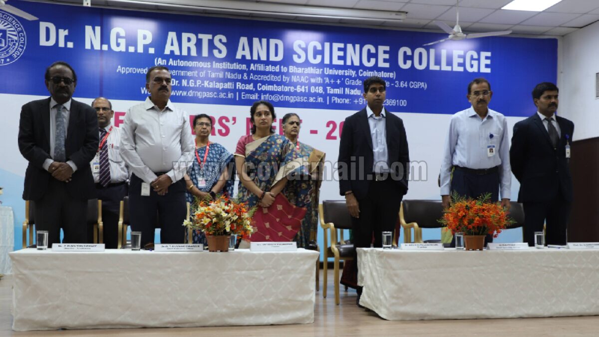 என்.ஜி.பி கல்லூரியில் முதலாமாண்டு மாணவர்களுக்கு வரவேற்பு விழா