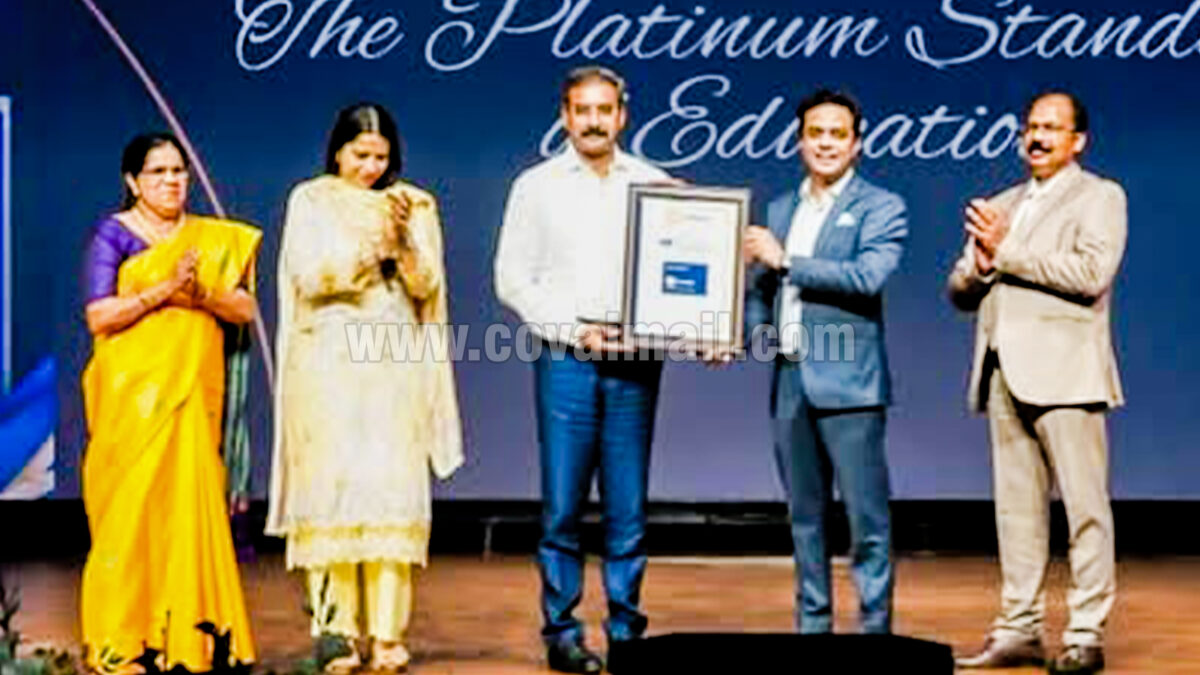 SSVM receives QS I-GAUGE Overall Platinum Rating; 1st residential school in India to receive the recognition
