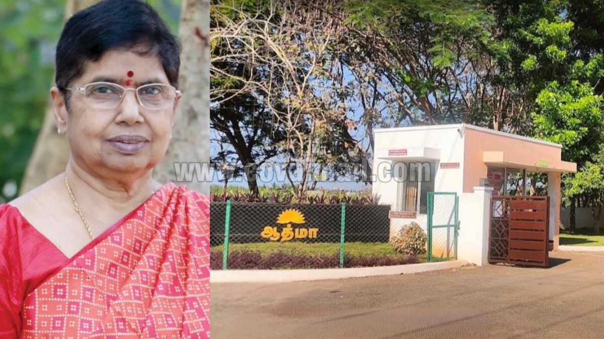 Dr.Thavamani Devi Palaniswami no more! Last rites to take place at Aathma Crematorium 
