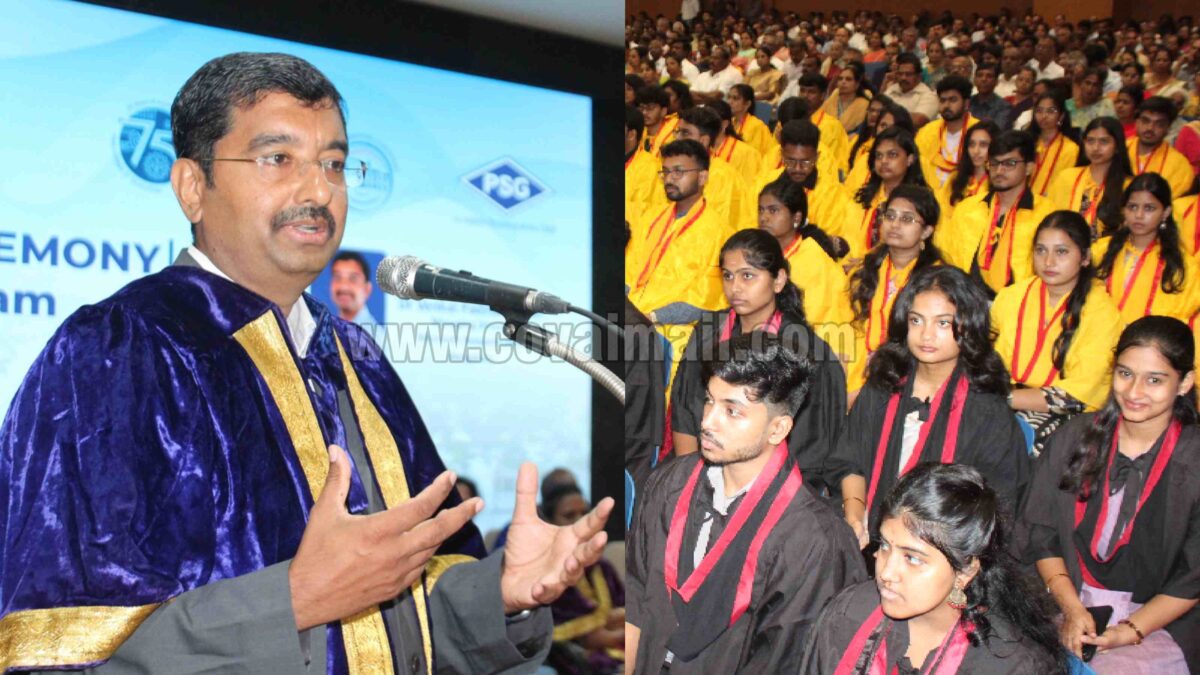 You are your own boss  -Venkat Padmanabhan, MD, Microsoft Research India, at PSG Tech’s Graduation for science stream